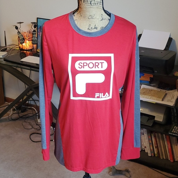 Fila sport long sleeve shirt size Large - Picture 1 of 7